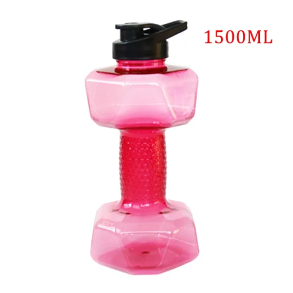 Water Dumbbell Sport Bottle Large Capacity Gym Running	Fitness Bodybuilding Exercise Outdoor Bicycle Camping Cycling Bottle - Image 15