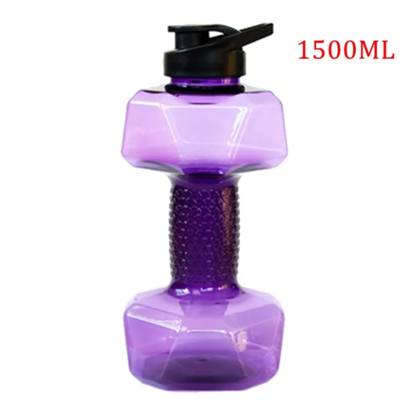 Water Dumbbell Sport Bottle Large Capacity Gym Running	Fitness Bodybuilding Exercise Outdoor Bicycle Camping Cycling Bottle - Image 17
