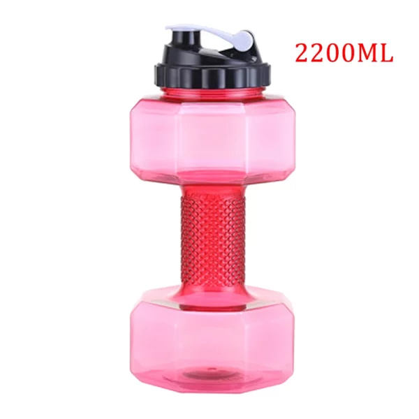 Water Dumbbell Sport Bottle Large Capacity Gym Running	Fitness Bodybuilding Exercise Outdoor Bicycle Camping Cycling Bottle - Image 12