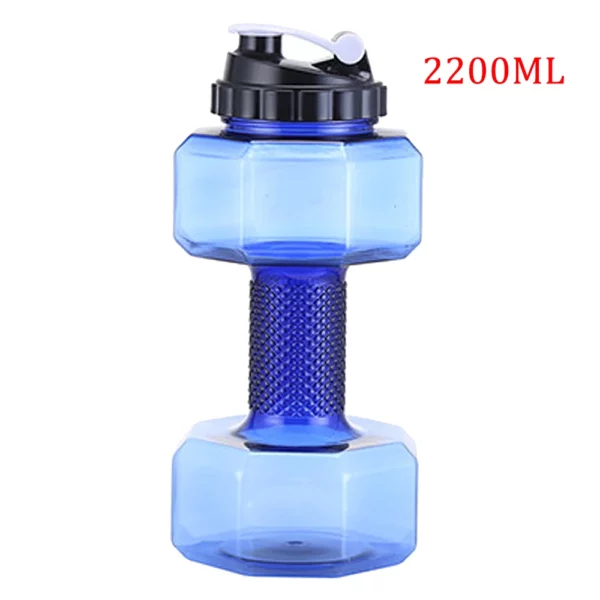 Water Dumbbell Sport Bottle Large Capacity Gym Running	Fitness Bodybuilding Exercise Outdoor Bicycle Camping Cycling Bottle - Image 13