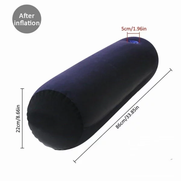 Multifunctional Inflatable Long Body Pillow Lumbar Leg Yoga Pillow Travel Positions Support Air Cushion For Home Bed Air Pillows - Image 2