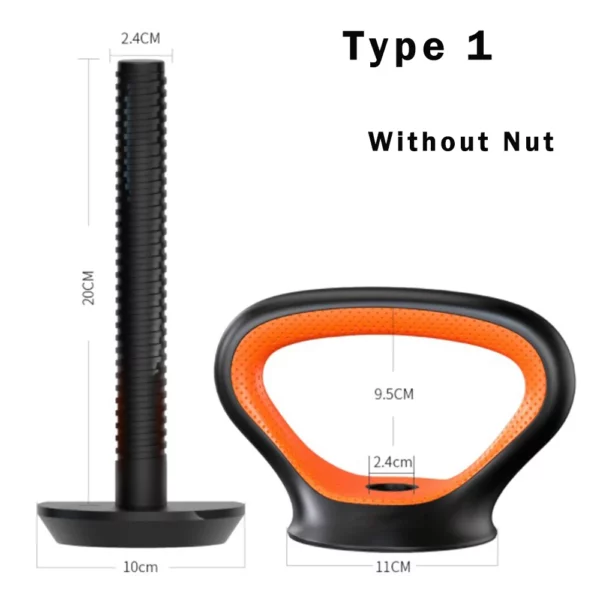 Kettlebell handle for workouts at home or the gym, designed for arm strength. - Image 10