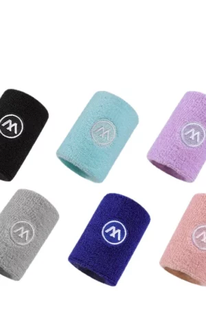 Sports Compression Wrist Band Basketball Towel Wrist Support Elastic Headband Sweat Absorbing Yoga Head Band Guards