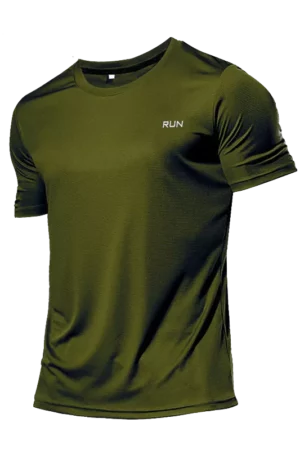 T-shirt de gym d'été multicolore pour hommes.