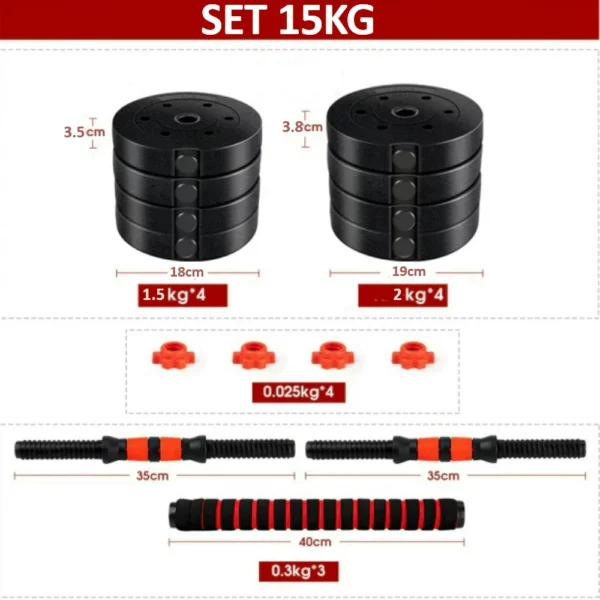 Adjustable Dumbbells Set (10kg-50kg) - Image 9