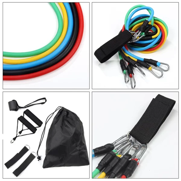 Ensemble de Bandes de Résistance de 11 Pièces pour l'Entraînement Musculaire. – Image 3