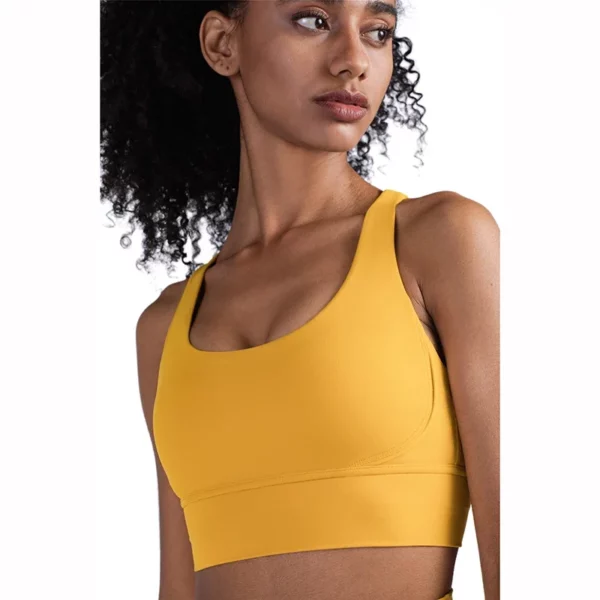 Sports Top Woman Gym Push Up Sexy Sports Bra Yoga Seamless Without Underwire Camisole Bras Women's Top With Cups Summer Lingerie - Image 6