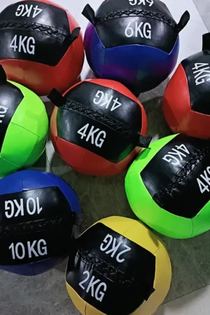 Wall Medicine Ball Fitness Throwing Core Training Slams Power Strength Exercise Home Gym Workout Can Load 2 -15kg Freely Empty