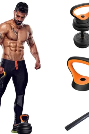 Kettlebell handle for workouts at home or the gym, designed for arm strength.
