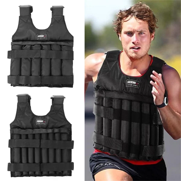 Gilet de poids réglable pour la course - de 3 à 50 kg