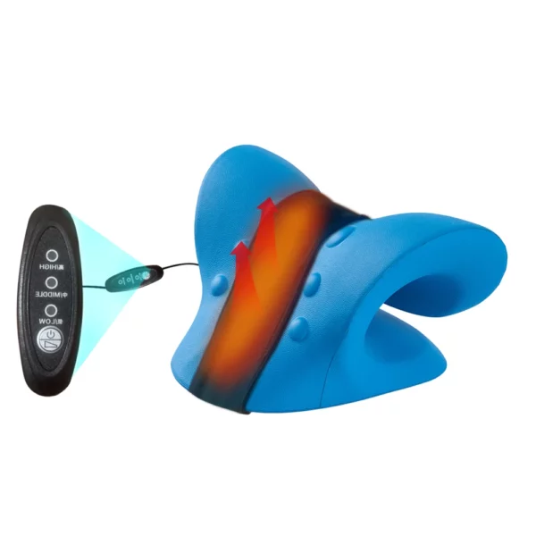 Heated Neck Stretcher for Neck Pain Relief Orthopedic Cervical Traction Device Pillow Heating Shoulder Relaxer Shiatsu Massager - Image 8