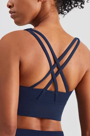 Sports Top Woman Gym Push Up Sexy Sports Bra Yoga Seamless Without Underwire Camisole Bras Women's Top With Cups Summer Lingerie