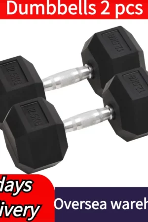 2x5kg Hex Dumbbell Set