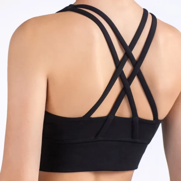 Sports Top Woman Gym Push Up Sexy Sports Bra Yoga Seamless Without Underwire Camisole Bras Women's Top With Cups Summer Lingerie - Image 10