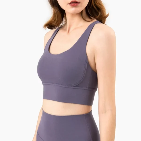 Sports Top Woman Gym Push Up Sexy Sports Bra Yoga Seamless Without Underwire Camisole Bras Women's Top With Cups Summer Lingerie - Image 9