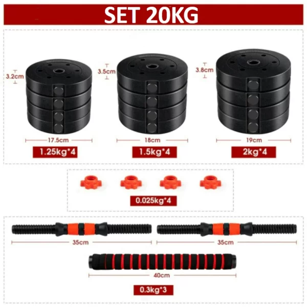 Adjustable Dumbbells Set (10kg-50kg) - Image 10