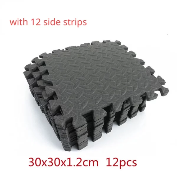 12 Tapis en Mousse EVA Antidérapants, 30x30cm pour Yoga et Fitness – Image 7