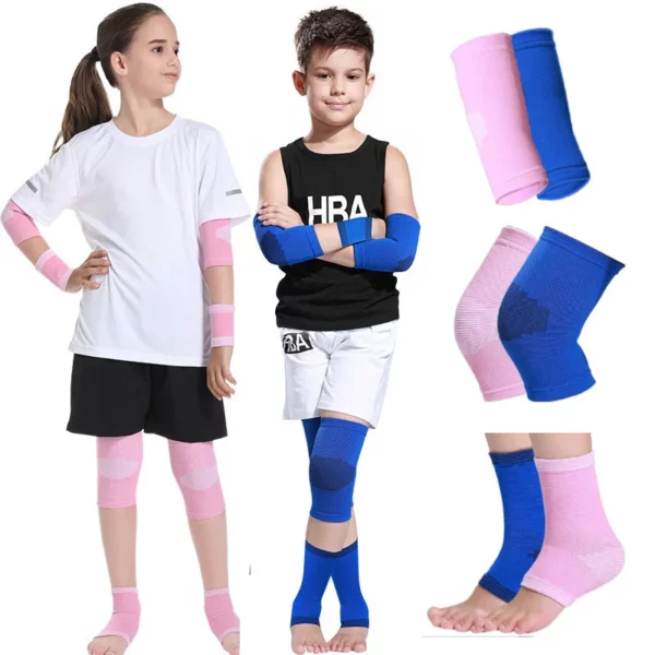Manchon de compression et genouillère pour enfants
