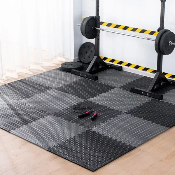 12 Tapis en Mousse EVA Antidérapants, 30x30cm pour Yoga et Fitness